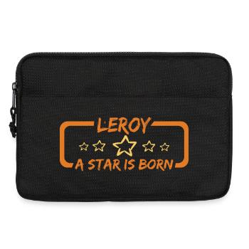 Leroy en cadeau - Sacoche pour ordinateur portable 13 pouces - noir - Devant