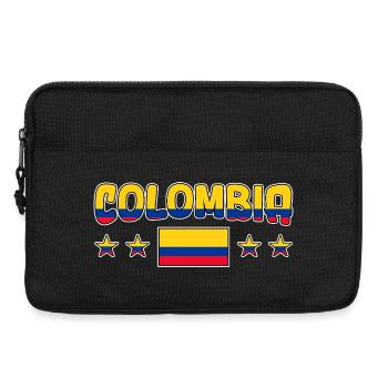Colombian Flag Colombia Flag - Laptop bag 13" - black - Front