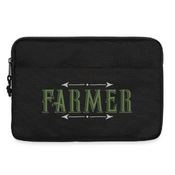 agriculteur - Sacoche pour ordinateur portable 13 pouces - noir - Devant