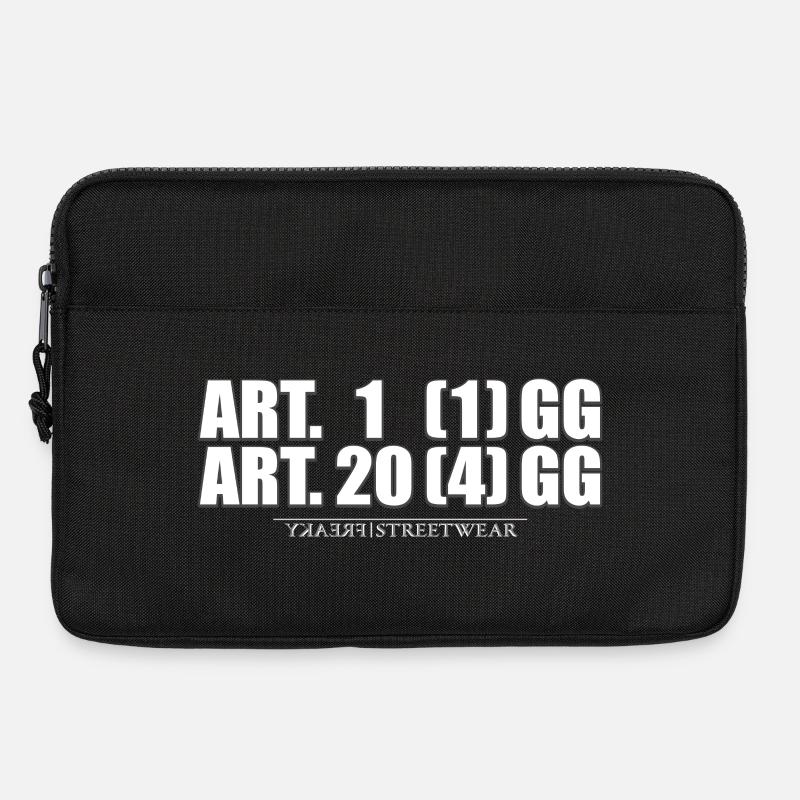 Artikel 1& Artikel 20 - Laptoptasche 13" - Schwarz
