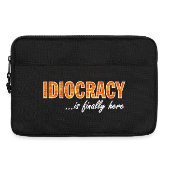 Idiocracy is finally here - PAZI PRODUCTIONS - Laptoptasche 13" - Schwarz - Vorne
