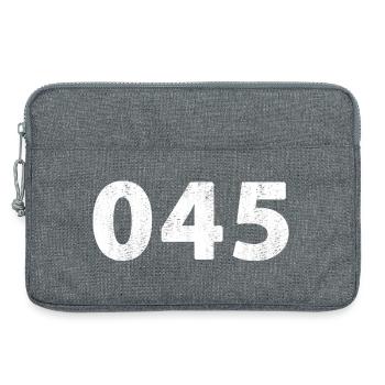 045 Heerlen Hoensbroek Kerkrade Brunssum Landgraaf - Sacoche pour ordinateur portable 13 pouces - gris chiné - Devant