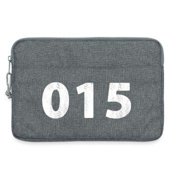 015 Delft Nootdorp Pijnacker Delfgauw Schipluiden - Sacoche pour ordinateur portable 13 pouces - gris chiné - Devant