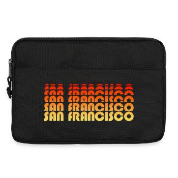 San Francisco Gradient Sunset - Laptoptasche 13" - Schwarz - Vorne