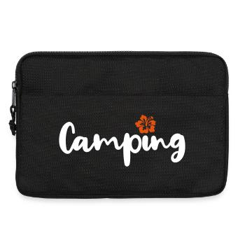 Camping Hawaii Handwriting Camper Caravan Motorhome - Laptop bag 13" - black - Front