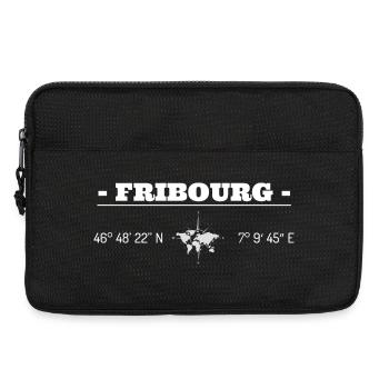 Coordinates Fribourg - Laptop bag 13" - black - Front