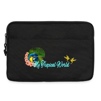 papageienkopf, my tropical world - Laptoptasche 13" - Schwarz - Vorne
