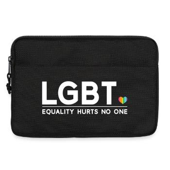 Pride Month - Equality Hurts No One - Laptop bag 13" - black - Front
