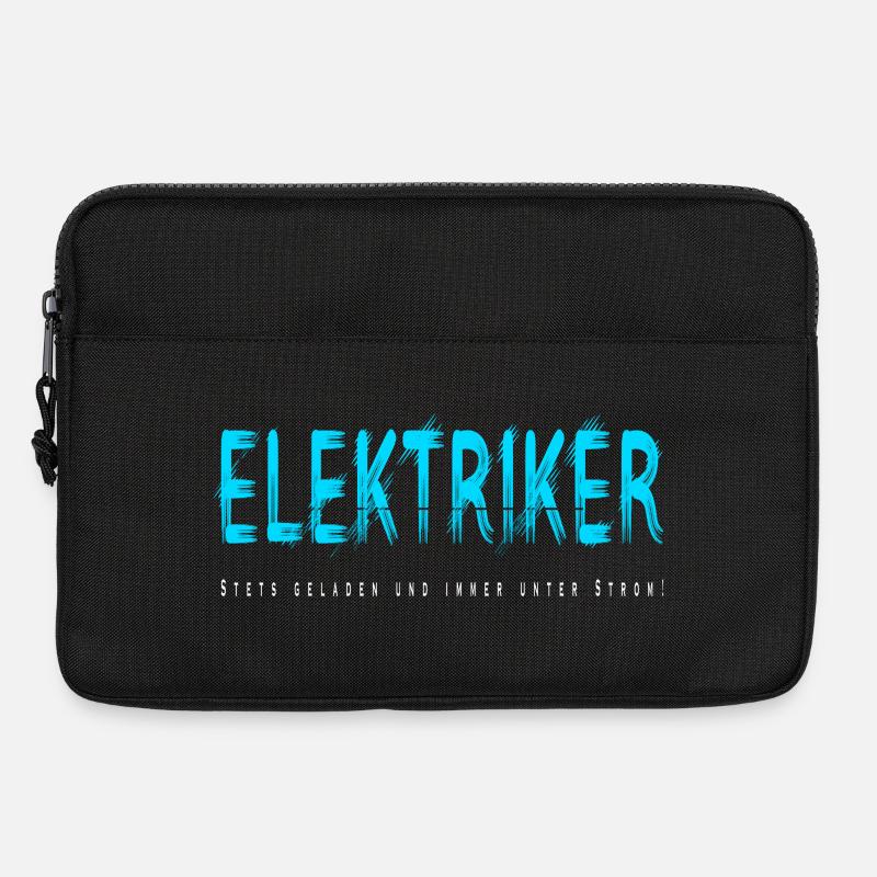 Elektriker Handwerker Design - Laptoptasche 13" - Schwarz