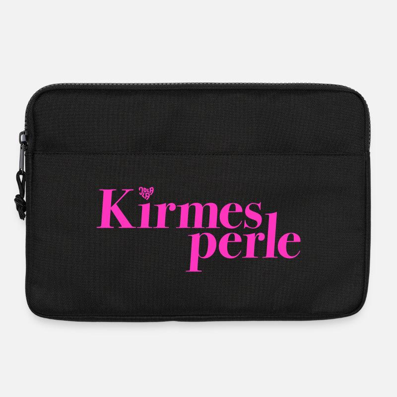Kirmesperle Pink Glanz - Laptoptasche 13" - Schwarz