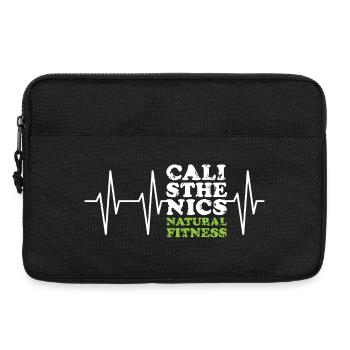 natural fitness calisthenics sport puls herzschlag - Laptoptasche 13" - Schwarz - Vorne