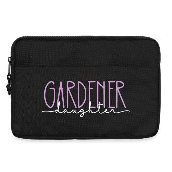 Gärtner stolze Tochter süßes Geschenk - Laptoptasche 13" - Schwarz - Vorne
