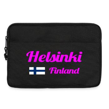 Helsinki Finnland - Stylische Drucke - Laptoptasche 13" - Schwarz - Vorne