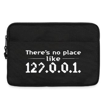 Pro Homeoffice Nerd fun no place like home - Laptoptasche 13" - Schwarz - Vorne