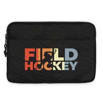 Hockey sur gazon vintage - Sacoche pour ordinateur portable 13 pouces - noir - Devant