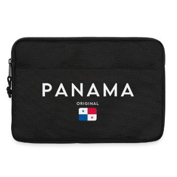 Drapeau panaméen, fierté panaméenne - Sacoche pour ordinateur portable 13 pouces - noir - Devant