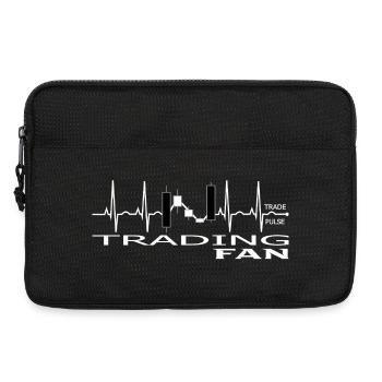 Pulse Trading Chart Design - Laptoptasche 13" - Schwarz - Vorne
