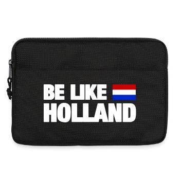 Holland Flag Design Motif - Laptop bag 13" - black - Front