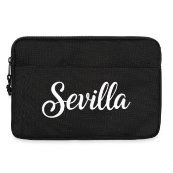 Sevilla Handlettering Script - Laptoptasche 13" - Schwarz - Vorne