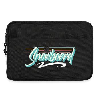 Snowboard - Laptoptasche 13" - Schwarz - Vorne