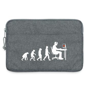 Gamer Game Videospiel Blaubeere Vintage Gaming - Laptoptasche 13" - Grau meliert - Vorne