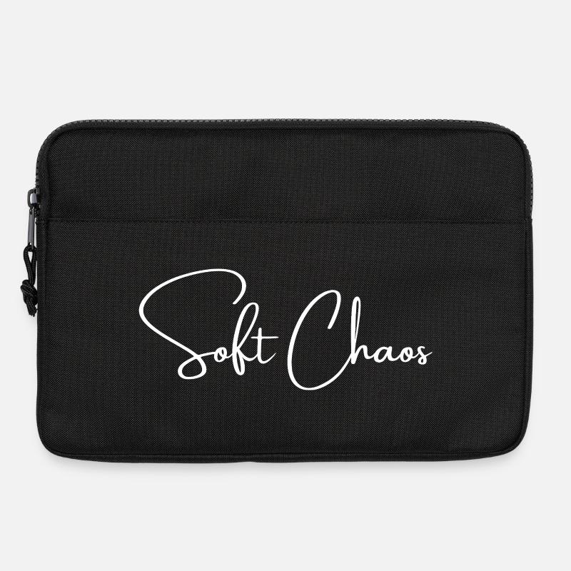 Soft Chaos | Greysoul Thoughts - Laptop bag 13" - black