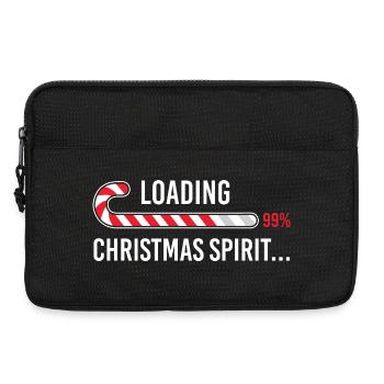 Loading Christmas Spirit 99 Percent Gamer Funny  - Laptop bag 13" - black - Front
