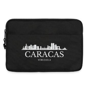 Skyline de Caracas, Caracas Venezuela - Sacoche pour ordinateur portable 13 pouces - noir - Devant