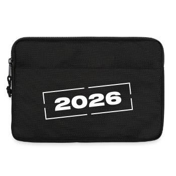 Timbre 2026 - Sacoche pour ordinateur portable 13 pouces - noir - Devant