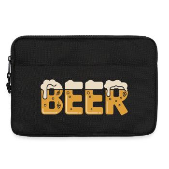 bière - Sacoche pour ordinateur portable 13 pouces - noir - Devant