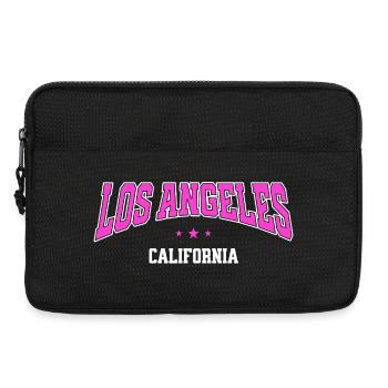 Los Angeles Neon City - Laptoptasche 13" - Schwarz - Vorne