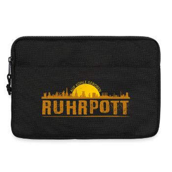Ruhrpott Skyline - Laptop bag 13" - black - Front
