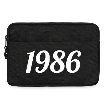 1986 Vintage 1986 Retro Birthday 1986 Gift - Laptop bag 13" - black - Front