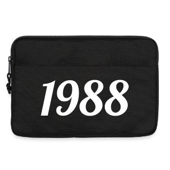 1988 Vintage 1988 Retro Geburtstag 1988 Geschenk - Laptoptasche 13" - Schwarz - Vorne