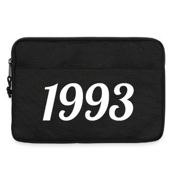 1993 Vintage 1993 Anniversaire Rétro 1993 Cadeau - Sacoche pour ordinateur portable 13 pouces - noir - Devant