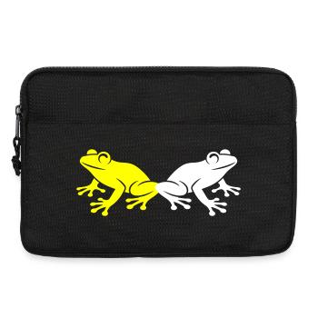 Grenouille Crapaud - Sacoche pour ordinateur portable 13 pouces - noir - Devant