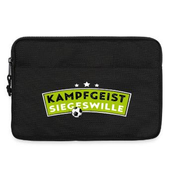Fighting spirit - The will to win - Football - Laptop bag 13" - black - Front