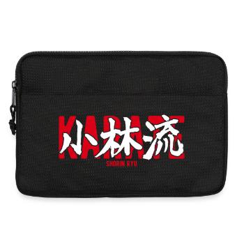 Shorin Ryu Karate Kampfsport-Dojo Kanji Japan - Laptoptasche 13" - Schwarz - Vorne