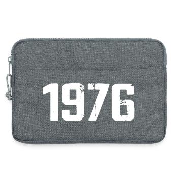 1976 - Awesome since 1976 - Laptop bag 13" - heather grey - Front