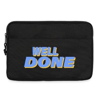 WELL DONE - Laptoptasche 13" - Schwarz - Vorne