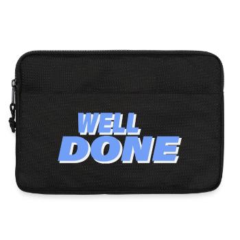 WELL DONE - Laptoptasche 13" - Schwarz - Vorne