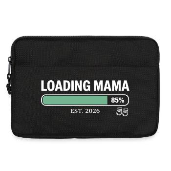 Loading Mama 2026 Schwangerschaft - Laptoptasche 13" - Schwarz - Vorne