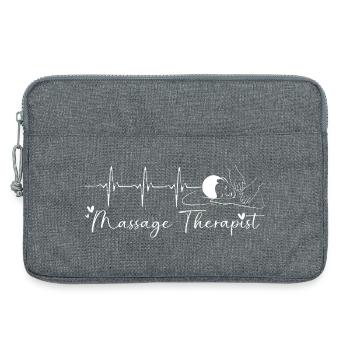 Massage - Laptoptasche 13" - Grau meliert - Vorne