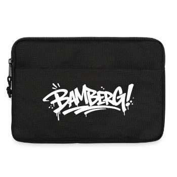 Bamberg Graffiti Tag - Laptoptasche 13" - Schwarz - Vorne