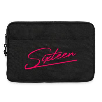 Idée de cadeau pour le 16e anniversaire - Sacoche pour ordinateur portable 13 pouces - noir - Devant
