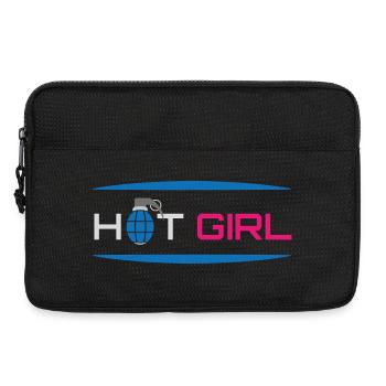Heiße sexy Girl Power - Laptoptasche 13" - Schwarz - Vorne