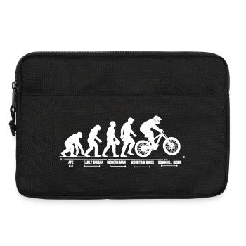 Cadeau VTT Evolution pour VTT en descente - Sacoche pour ordinateur portable 13 pouces - noir - Devant