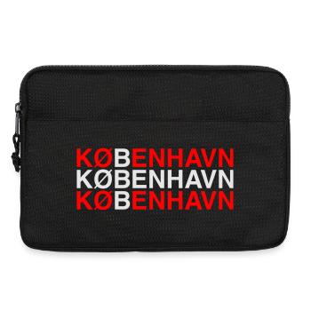 KOPENHAGEN Copenhagen Dänemark Denmark Flag - Laptoptasche 13" - Schwarz - Vorne