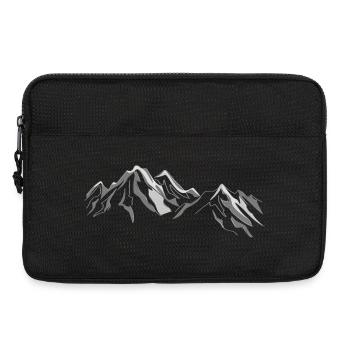 Berge - Laptoptasche 13" - Schwarz - Vorne