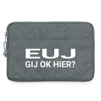 EUJ you ok here - Laptop bag 13" - heather grey - Front